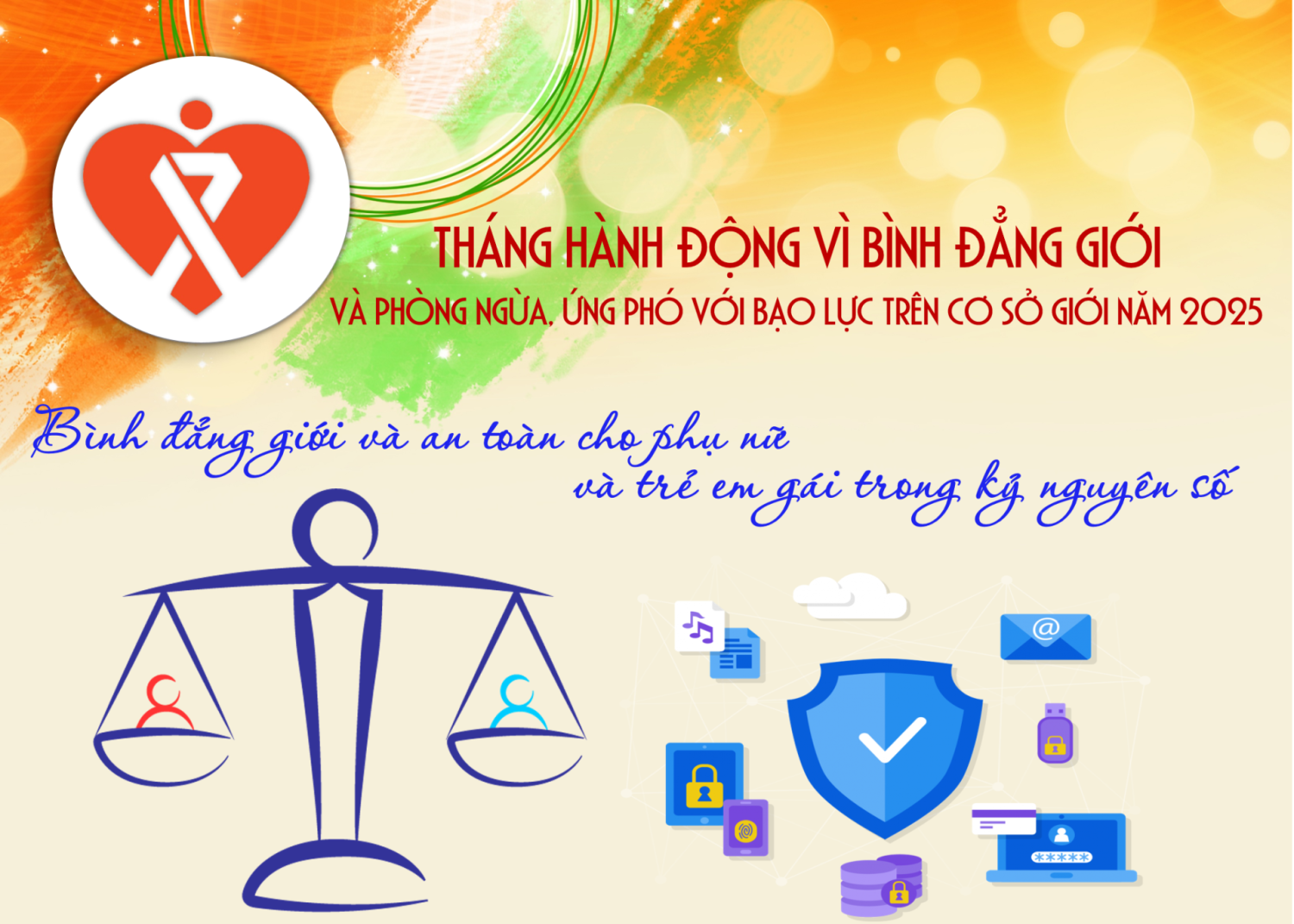 🌐 HƯỞNG ỨNG THÁNG HÀNH ĐỘNG VÌ BÌNH ĐẲNG GIỚI NĂM 2025 🌐
