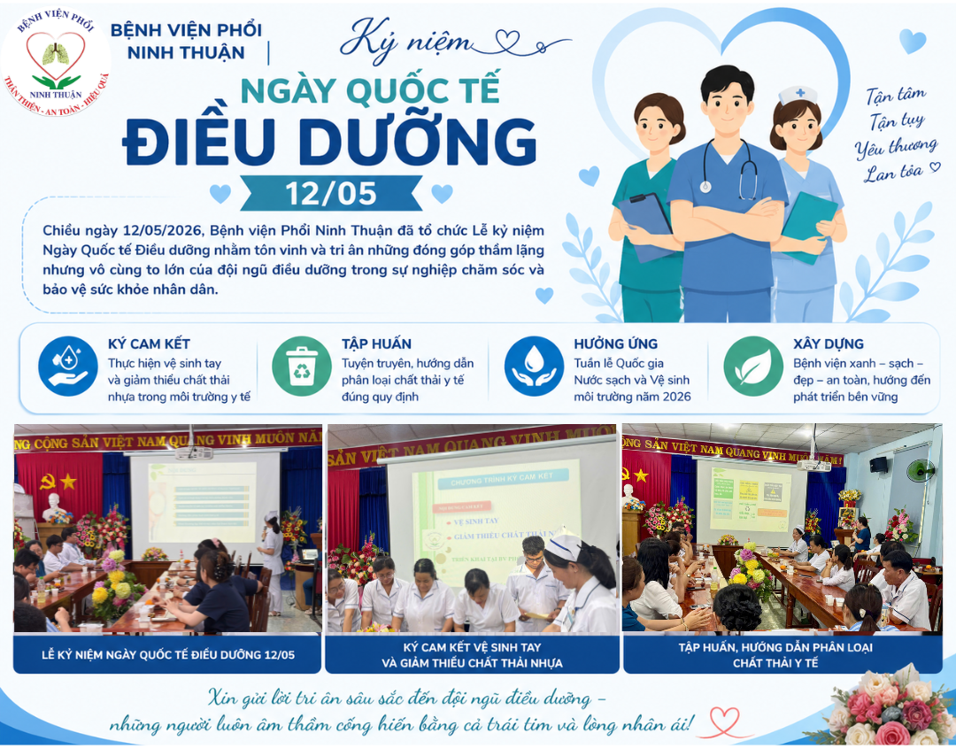 🌷 TRI ÂN NGÀY QUỐC TẾ ĐIỀU DƯỠNG 12/05 🌷