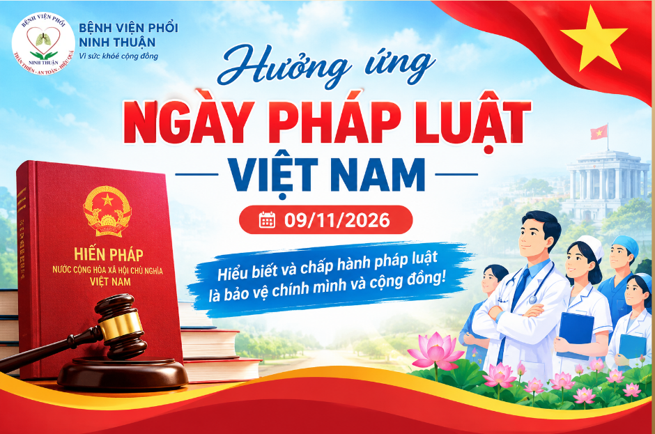 HƯỞNG ỨNG NGÀY PHÁP LUẬT VIỆT NAM 09/11/2026: SỐNG VÀ LÀM VIỆC THEO HIẾN PHÁP VÀ PHÁP LUẬT